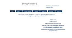 Desktop Screenshot of madisonpreservation.org